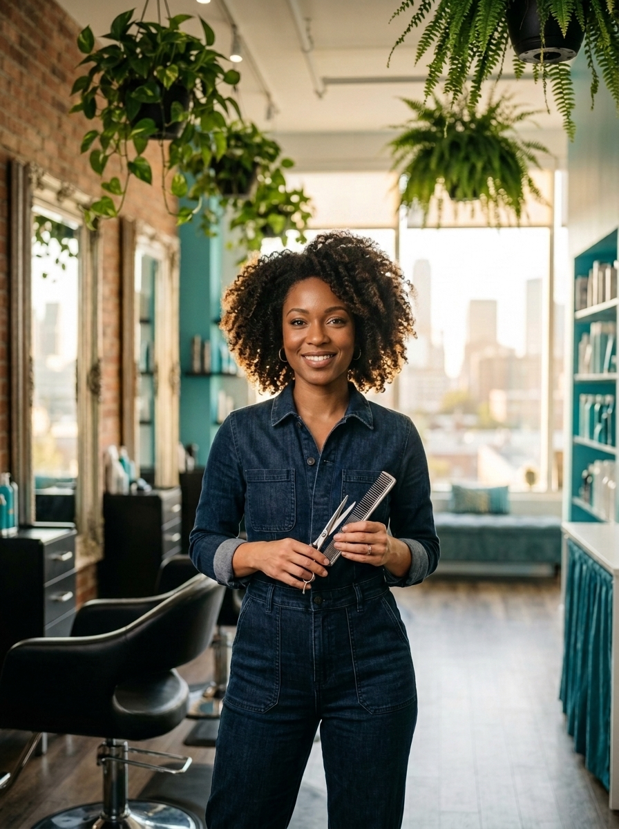 Lesly, a salon owner who runs on Coeffection